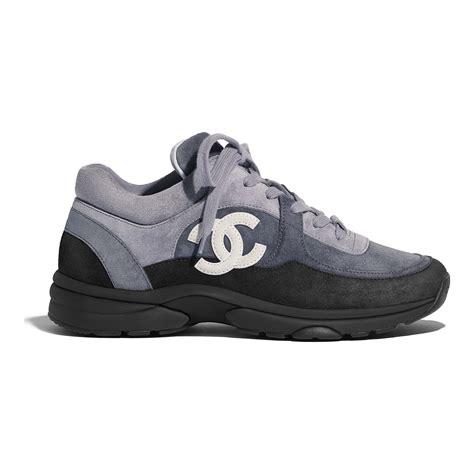 chanel sneakers black suede|chanel suede sneakers.